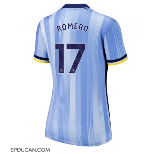 Zenski Nogometni Dres Tottenham Hotspur Cristian Romero #17 Gostujuci 2024-25 Kratak Rukav